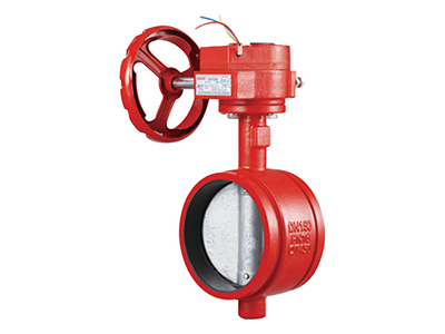 沟槽式消防信号蝶阀